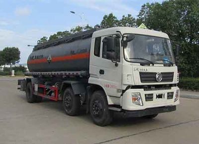 Zhongqi Liwei brand automobiles HLW5255GFW5EQ Tank transport vehicle for corrosive substances