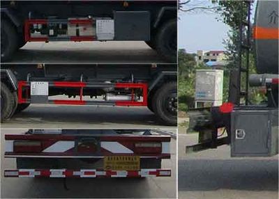 Zhongqi Liwei brand automobiles HLW5255GFW5EQ Tank transport vehicle for corrosive substances