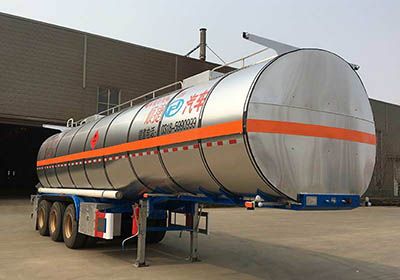 Chuanteng  HBS9403GRY Flammable liquid tank transport semi-trailer