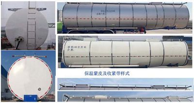 Hualiang Tianhong  LJN9400GPG Ordinary liquid transport semi-trailer