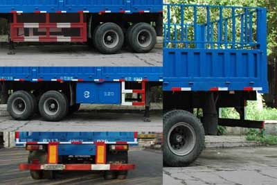 Zhang Tuo license plate car ZTC9341CXY Gantry transport semi-trailer