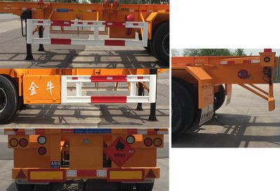 Xianghe brand automobile JJN9400TWY Transport semi-trailer of dangerous goods tank frame