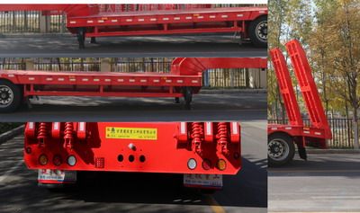 Gaomo  GSK9401TDP Low flatbed semi-trailer