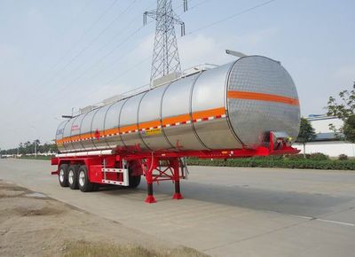 Ruijiang  WL9404GRYD Aluminum alloy flammable liquid tank transport semi-trailer