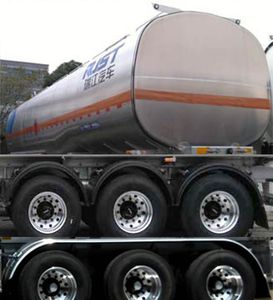 Ruijiang  WL9404GRYD Aluminum alloy flammable liquid tank transport semi-trailer