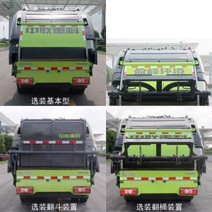 Zhonglian Automobile ZBH5101ZYSBJBEV Pure electric compression garbage truck