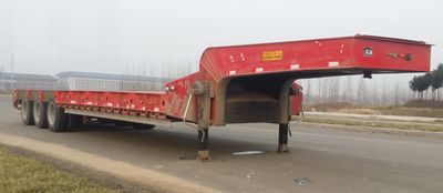 Yuntuo brand automobile CYL9405TDP Low flatbed semi-trailer