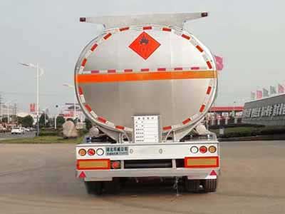 Hua Wei Chi Le  SGZ9402GYYD Aluminum alloy oil transport semi-trailer