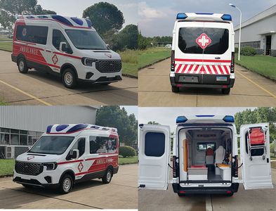 Jianggai brand automobile JX5045XJHMMJ6 ambulance