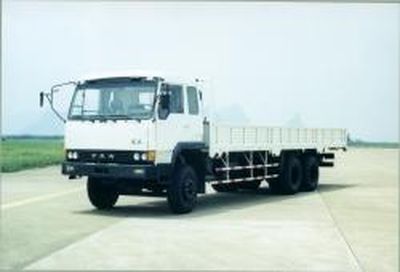 Jiefang Automobile CA1242P2K2L3T1A92 Flat head 6 × 4 long wheelbase cargo truck