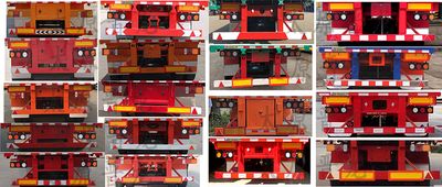 Jinlong Dongjie brand automobiles TDJ9400CCY Gantry transport semi-trailer