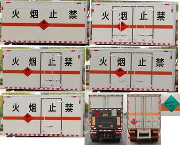 Dongfeng  EQ5125XRQ8CDCACWXP Flammable gas box transport vehicle