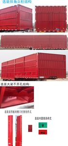 Zhiluda  FXZ9400XXYE Box transport semi-trailer