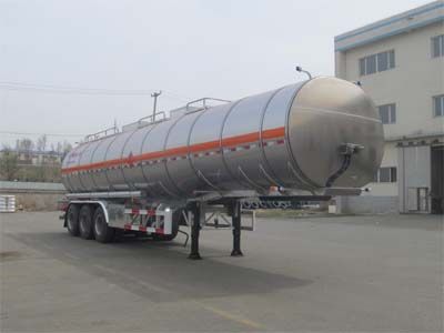 Luping Machinery LPC9400GRYSB Aluminum alloy flammable liquid tank transport semi-trailer