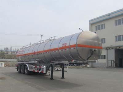 Luping Machinery LPC9400GRYSB Aluminum alloy flammable liquid tank transport semi-trailer