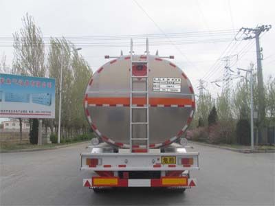 Luping Machinery LPC9400GRYSB Aluminum alloy flammable liquid tank transport semi-trailer