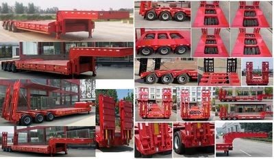 AVIC Hongsheng Automobile HSY9381TDPXZ Low flatbed semi-trailer