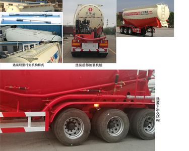 Huayuda  LHY9400GFLD38 Medium density powder material transportation semi-trailer