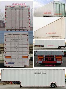 Tanghong Heavy Industry Automobile XT9180XYK Wing opening box semi-trailer