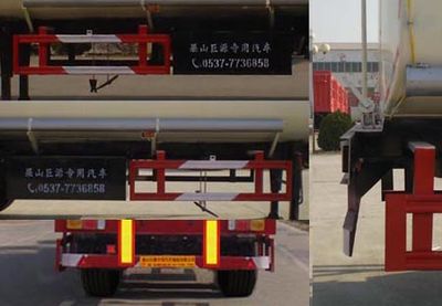 Aotong  LAT9403GRY Flammable liquid tank transport semi-trailer