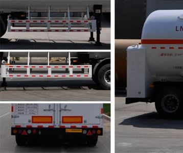 Luxi  LXZ9360GDY Low temperature liquid transport semi-trailer