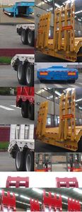 Tonghua  THT9351TDPA Low flatbed semi-trailer