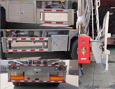 Yunli  LG9356GYY Aluminum alloy oil transport semi-trailer