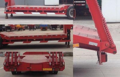 Waldley WDL9353TDP Low flatbed semi-trailer