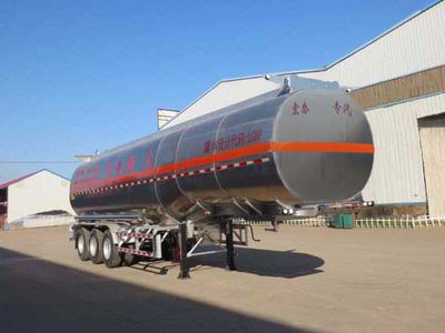 Zhengkang Hongtai brand automobiles HHT9405GYYB Aluminum alloy oil transport semi-trailer