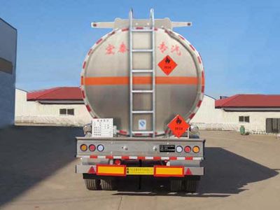 Zhengkang Hongtai brand automobiles HHT9405GYYB Aluminum alloy oil transport semi-trailer