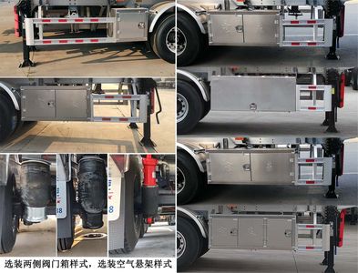 Zhengkang Hongtai brand automobiles HHT9405GYYB Aluminum alloy oil transport semi-trailer