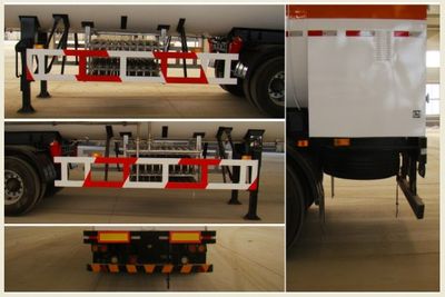 Huanghai  THH9400GDYC Low temperature liquid transport semi-trailer