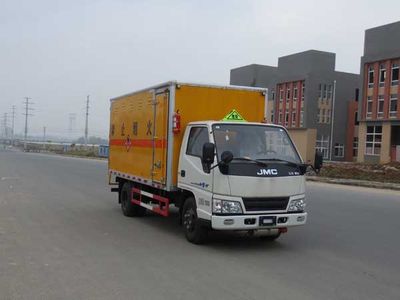 Jiangte brand automobiles JDF5060XRGJ5 Flammable solid box transport vehicle