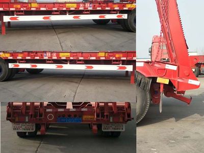 Liyuanda brand automobiles LWY9385TDP Low flatbed semi-trailer