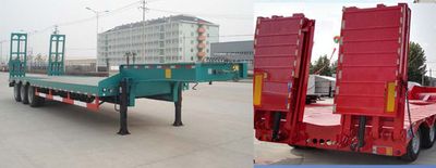 Wanqi Automobile CTD9400TDP Low flatbed semi-trailer