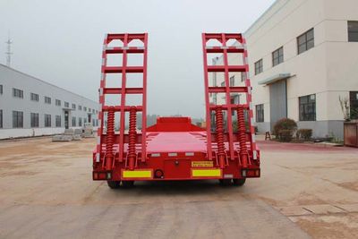 Wanqi Automobile CTD9400TDP Low flatbed semi-trailer