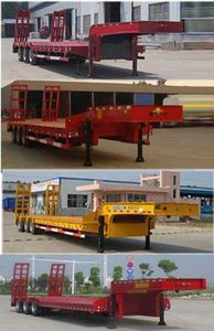 Wanqi Automobile CTD9400TDP Low flatbed semi-trailer