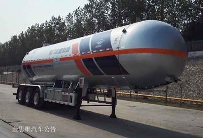 Hongtu  HT9407GYQ2C Semi trailer for liquefied gas transportation