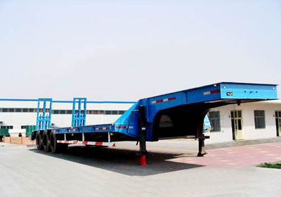 Tuoshan  WFG9400TDP Low flatbed semi-trailer