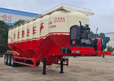 Zhengchi  JJD9407GFL55 Low density powder material transportation semi-trailer