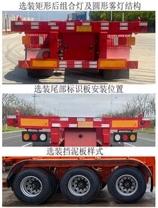 Weihua Feixiang  LFX9401TJZE Container transport semi-trailer