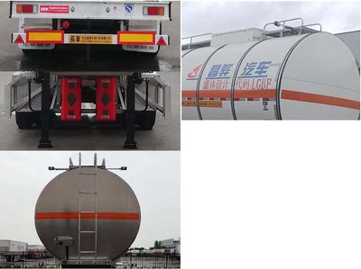 Changhua  HCH9402GRYDB Flammable liquid tank transport semi-trailer