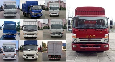 Jianghuai brand automobiles HFC5100CCYP91K1C2V Grate type transport vehicle