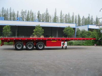 Guoshi Huabang brand automobiles XHB9400P Flat semi-trailer