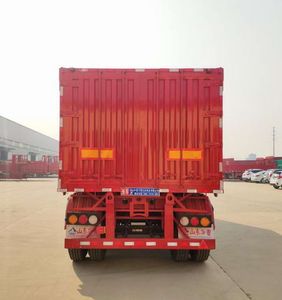 Hualu Yexing brand automobiles HYX9405XXY Box transport semi-trailer