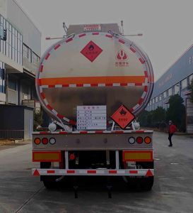 Yongqiang  YQ9407GYYCT2A Aluminum alloy oil transport semi-trailer