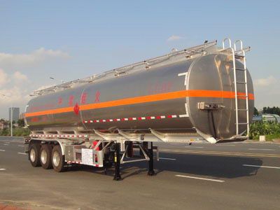 Yongqiang  YQ9400GYYCF2 Aluminum alloy oil transport semi-trailer