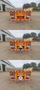 Guangtongda brand automobiles JKQ9403TWYE Transport semi-trailer of dangerous goods tank frame