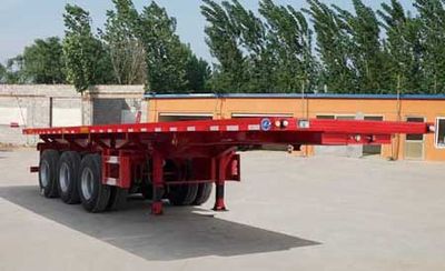 Dezhu  HDZ9401ZZXP Flat dump semi-trailer