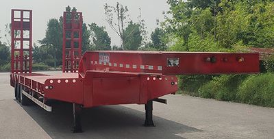 Huanlu  LYT9370TDP Low flatbed semi-trailer